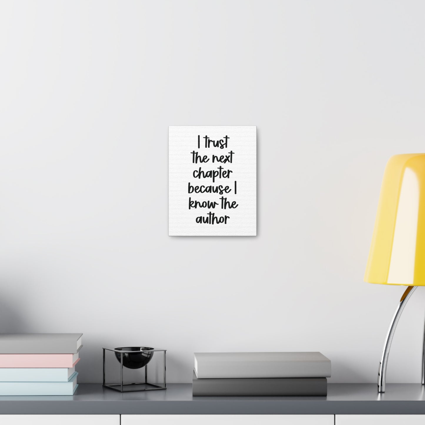 I know the author | Canvas Gallery Wrap Print | Religious Wall Art