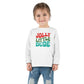 Jolly Little Dude Toddler Long Sleeve Tee, Christmas Toddler Shirt, Christmas Toddler Long Sleeve Shirt