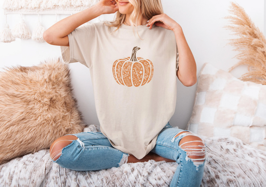 Fall Pumpkin Shirt Gildan