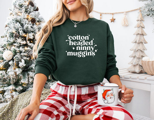 Cotton Headed Ninny Muggins Sweatshirt, Gildan Sweatshirt, Elf Sweatshirt, Elf Movie Sweatshirt, Christmas Sweatshirt, Xmas Sweatshirt