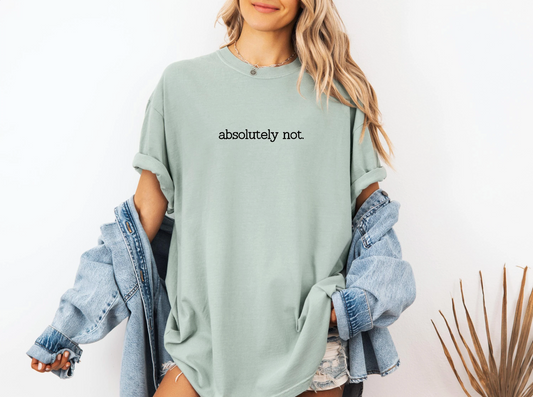 Absolutely Not Comfort Colors T-Shirt