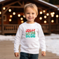 Jolly Little Dude Toddler Long Sleeve Tee, Christmas Toddler Shirt, Christmas Toddler Long Sleeve Shirt