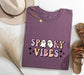 Spooky Vibes Comfort Colors T-shirt, Halloween Shirt