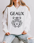 Geaux Tigers | Comfort Colors Unisex Lightweight Crewneck Sweatshirt