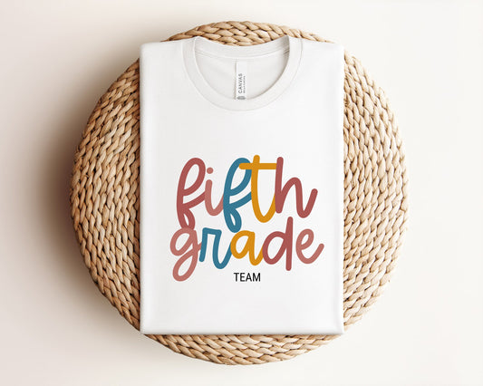 Fifth Grade Teacher Shirt, Bella Canvas T-Shirt, Teacher Shirt, Fifth Grade Team