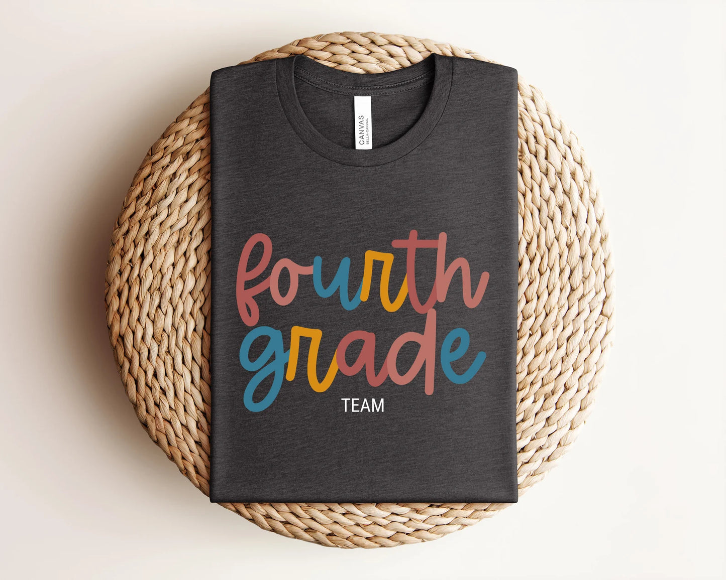 Fourth Grade Teacher Shirt, Bella Canvas T-Shirt, Fourth Grade Shirt, 4th Grade Teacher