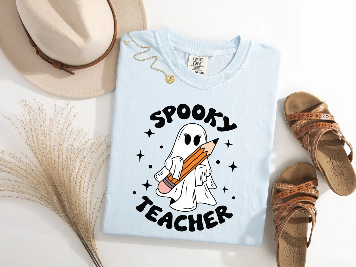 Spooky Teacher Shirt, Teacher Halloween Shirt, Comfort Colors Shirt