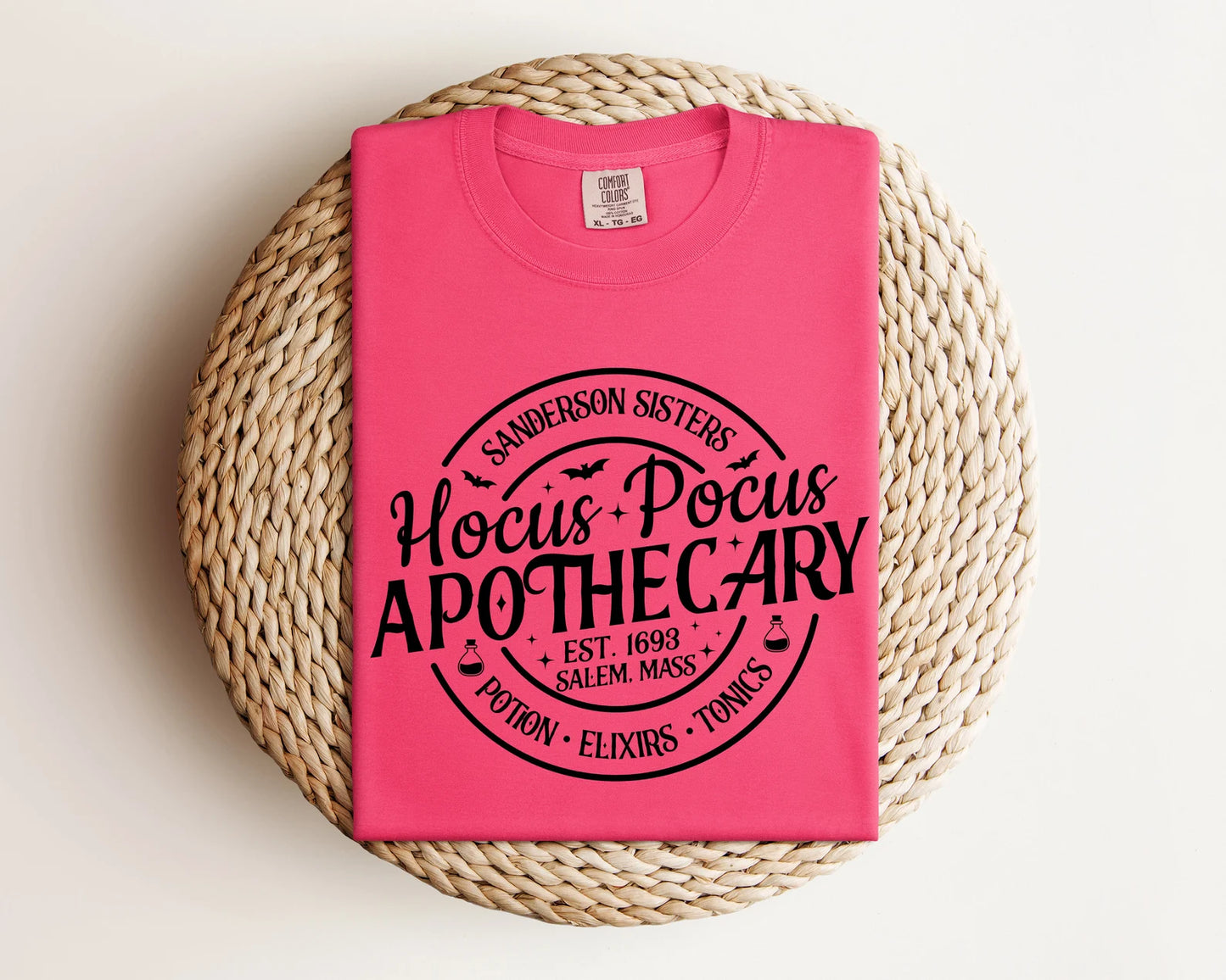 Hocus Pocus Apothecary Shirt, Hocus Pocus Shirt, Comfort Colors Shirt, Cute Halloween Shirt, Halloween Comfort Colors Shirt