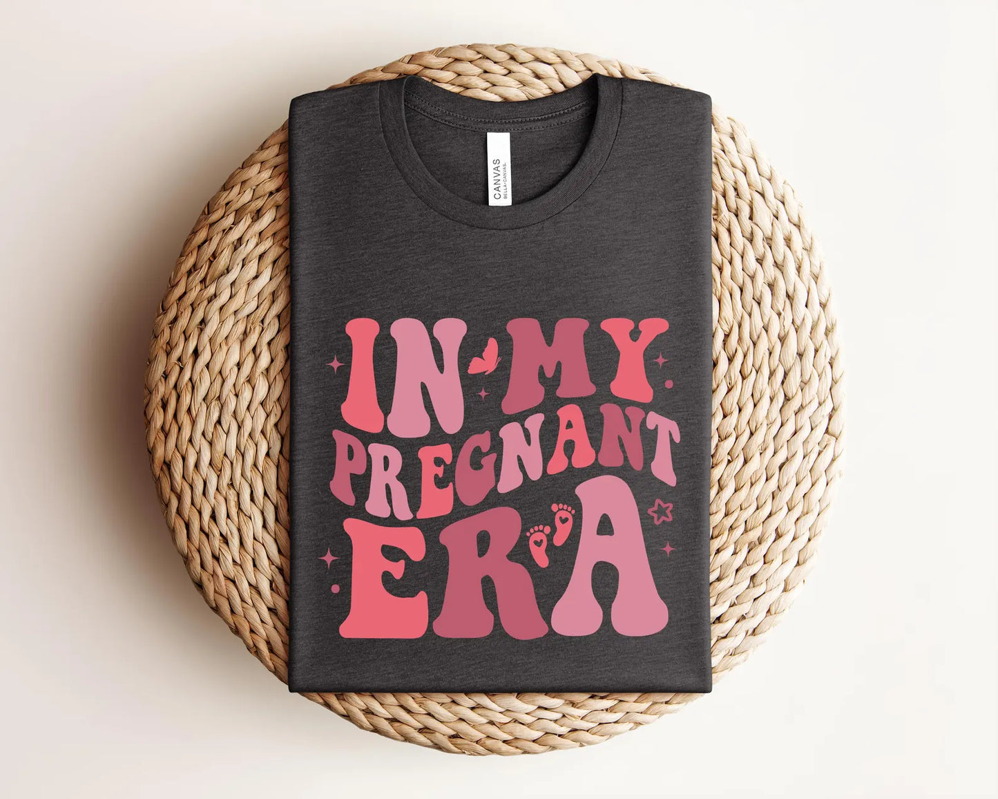 In my Pregnant Era Shirt, Bella Canvas T-Shirt