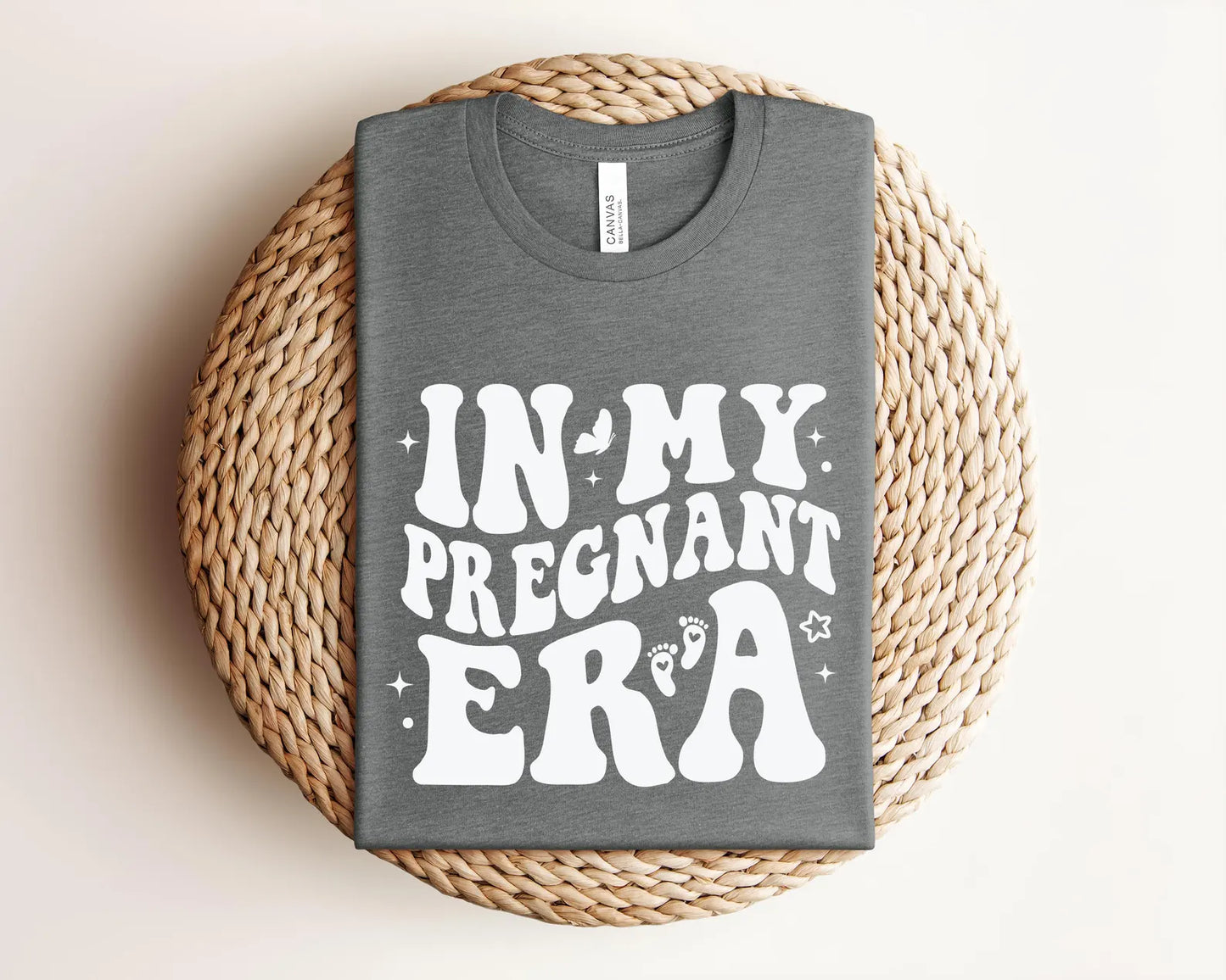 In my Pregnant Era Shirt, Bella Canvas T-Shirt