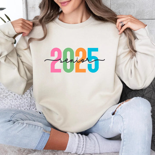 Senior 2025 Sweatshirt, Gildan Sweatshirt, 18000, Class of 2025 Sweatshirt