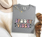 Spooky Vibes Comfort Colors T-shirt, Halloween Shirt