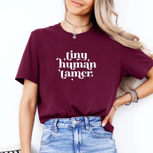 Tiny Human Tamer Bella Canvas, Teacher Shirt