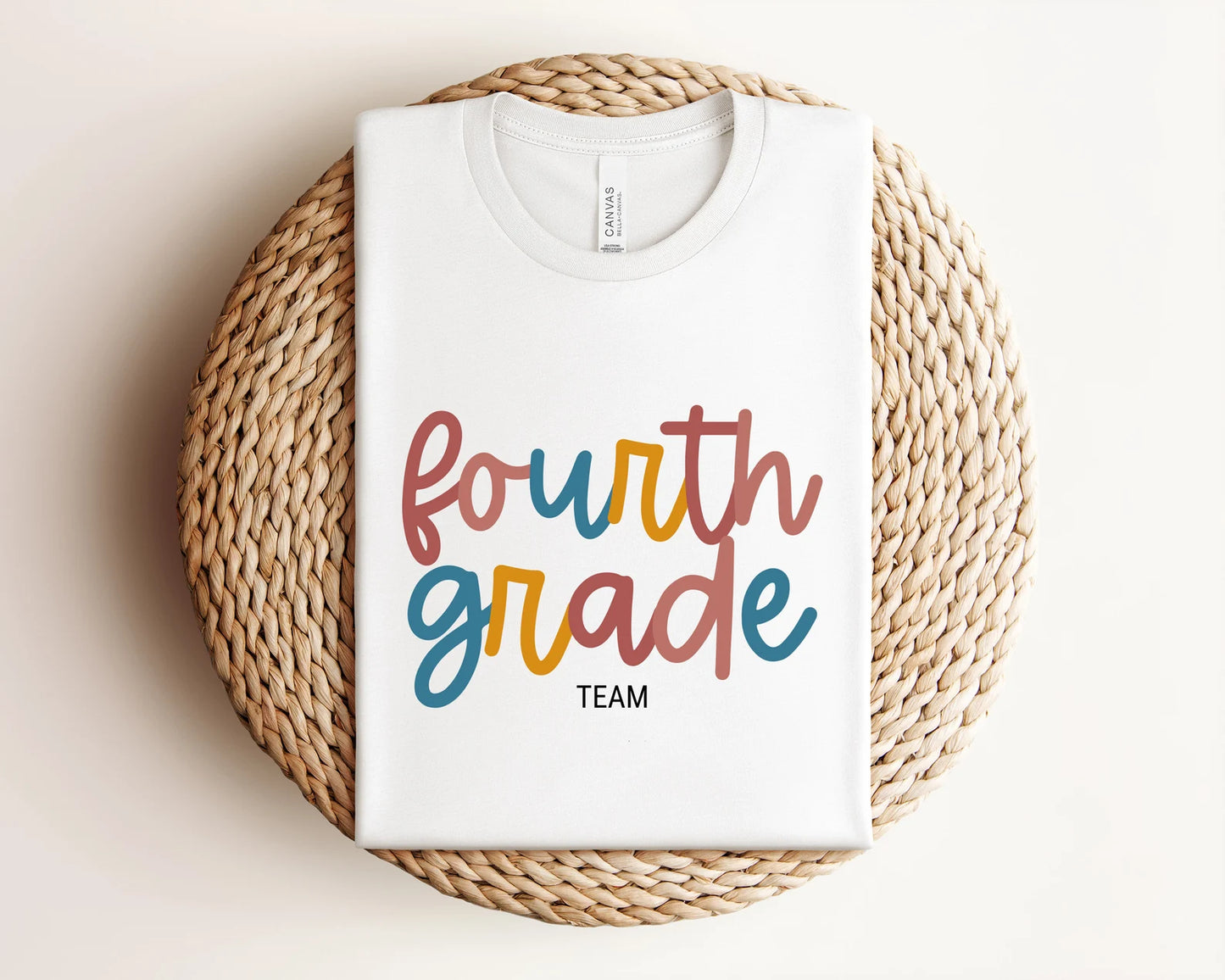 Fourth Grade Teacher Shirt, Bella Canvas T-Shirt, Fourth Grade Shirt, 4th Grade Teacher