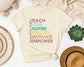 Teach Love Inspire Educate Motivate Teacher Shirt, Bella Canvas T-Shirt