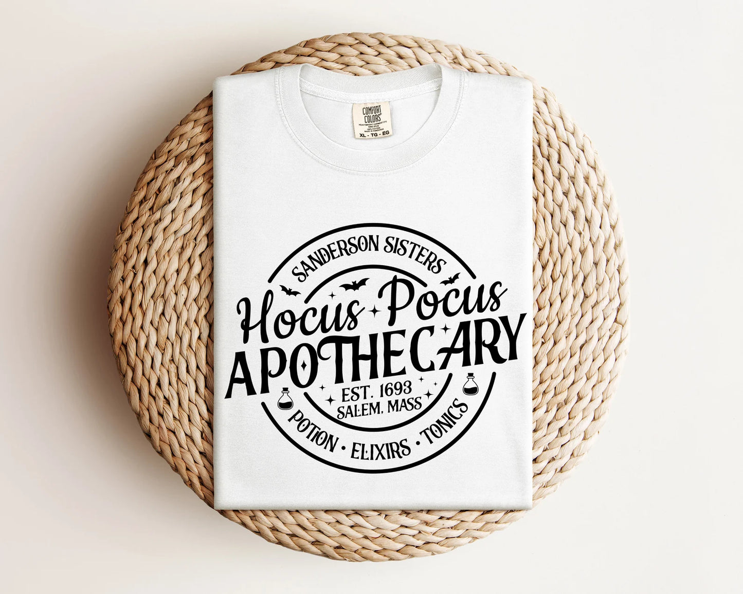 Hocus Pocus Apothecary Shirt, Hocus Pocus Shirt, Comfort Colors Shirt, Cute Halloween Shirt, Halloween Comfort Colors Shirt