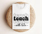 Teach with Love Shirt, Bella Canvas Shirt, Teacher Shirt, Back to School Shirt