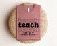 Teach with Love Shirt, Bella Canvas Shirt, Teacher Shirt, Back to School Shirt