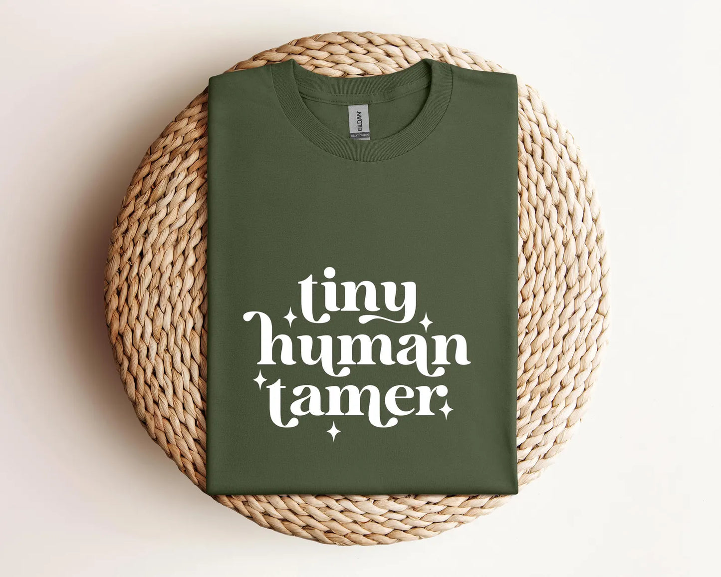 Tiny Human Tamer Shirt, Gildan T-Shirt, Kindergarten Teacher Shirt, Preschool Teacher Shirt, Daycare Teacher Shirt, Pre-K Teacher