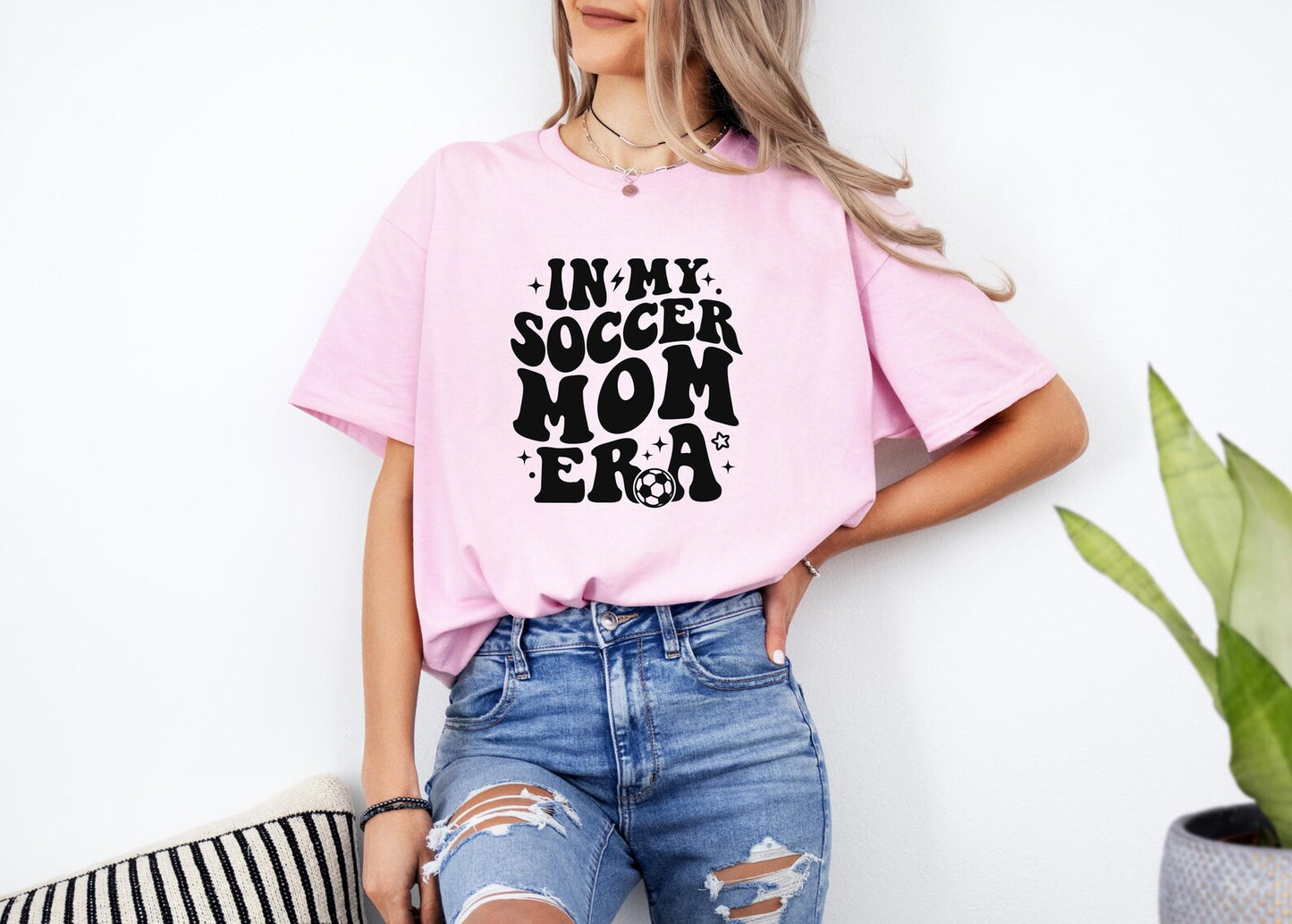 In my Soccer Mom Era Shirt, Gildan T-Shirt, Black text