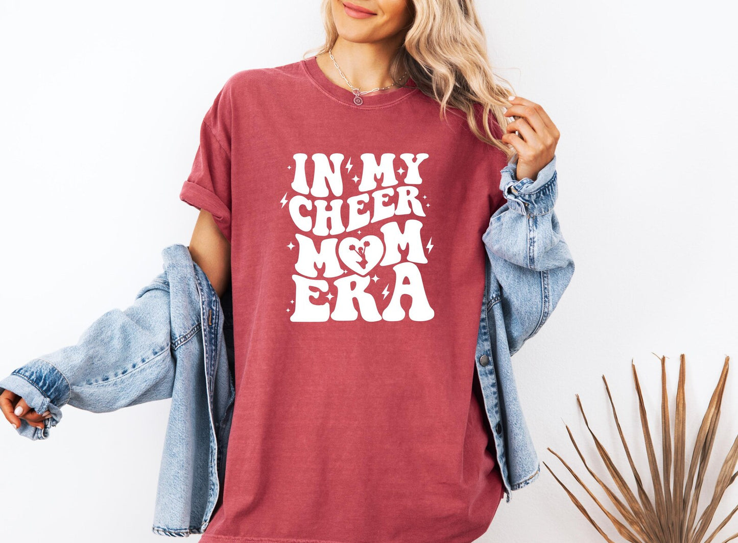 In my Cheer Mom Era Shirt, Comfort Colors T-Shirt, Cheer Mom Shirt, Cute Cheer Mom Shirt, Cheerleader Mom Era