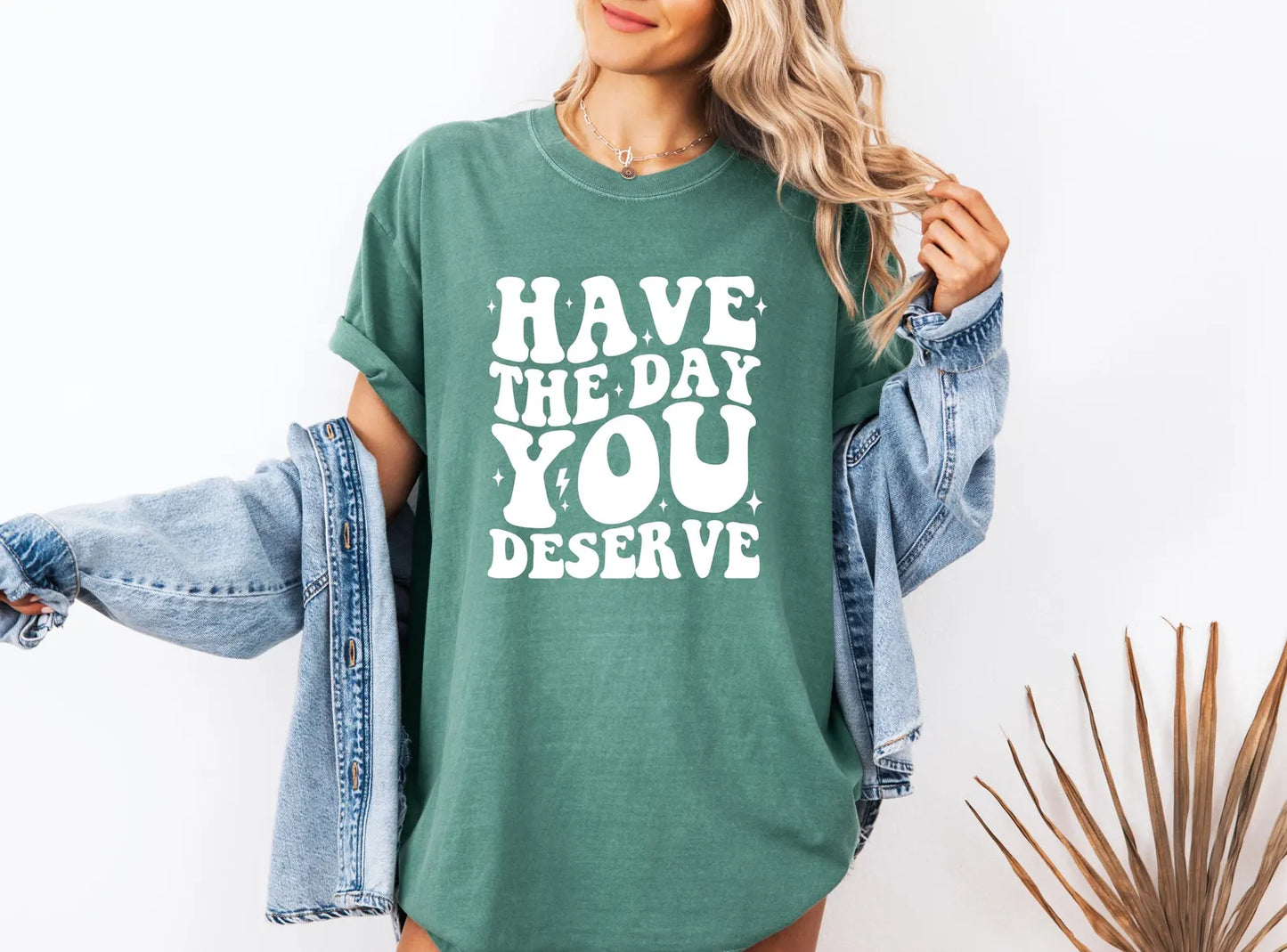 Have the day You Deserve Shirt, Comfort Colors Shirt, Funny Shirt