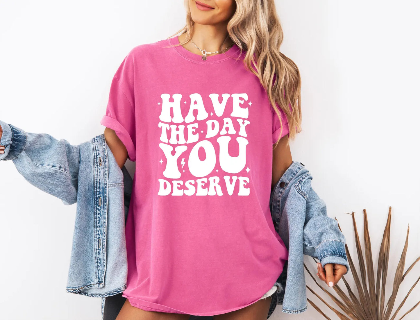 Have the day You Deserve Shirt, Comfort Colors Shirt, Funny Shirt