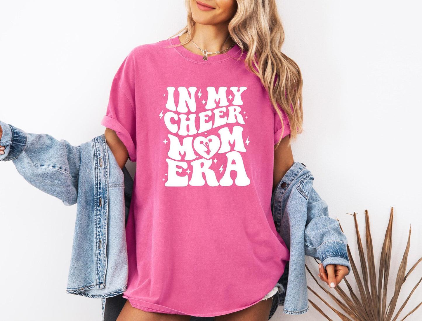 In my Cheer Mom Era Shirt, Comfort Colors T-Shirt, Cheer Mom Shirt, Cute Cheer Mom Shirt, Cheerleader Mom Era