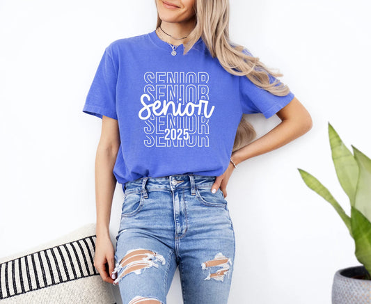 Senior 2025 Shirt, Comfort Colors Shirt, Seniors 2025 Shirt, Class of 2025 shirt