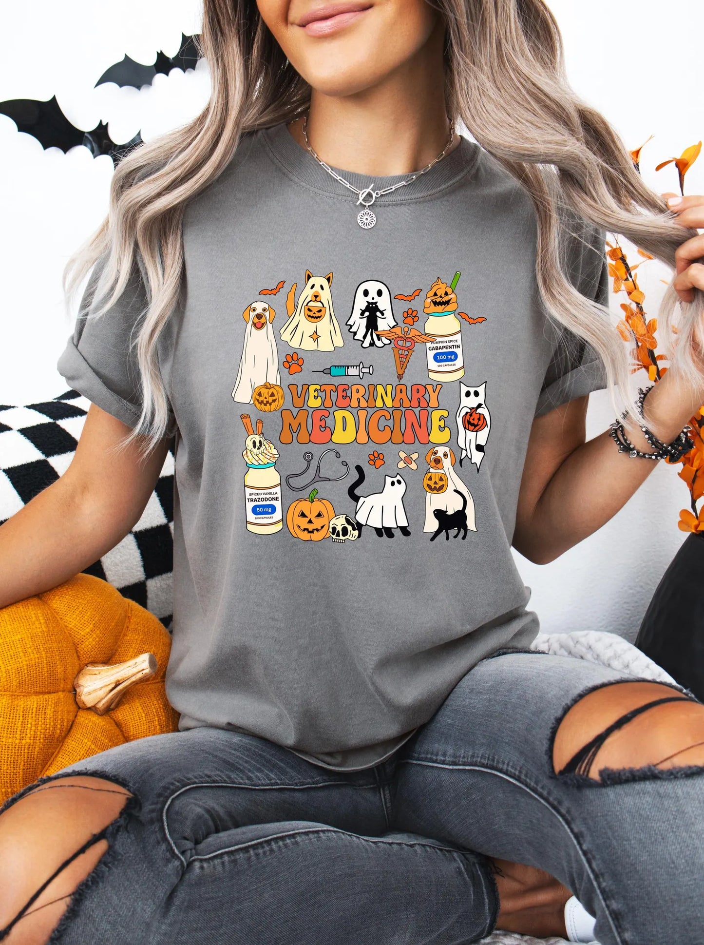 Vet Halloween Shirt, Gildan, Vet Med Shirt, Halloween Vet Med, Halloween Veterinary, Fall Vet Shirt, Fall Vet Shirt