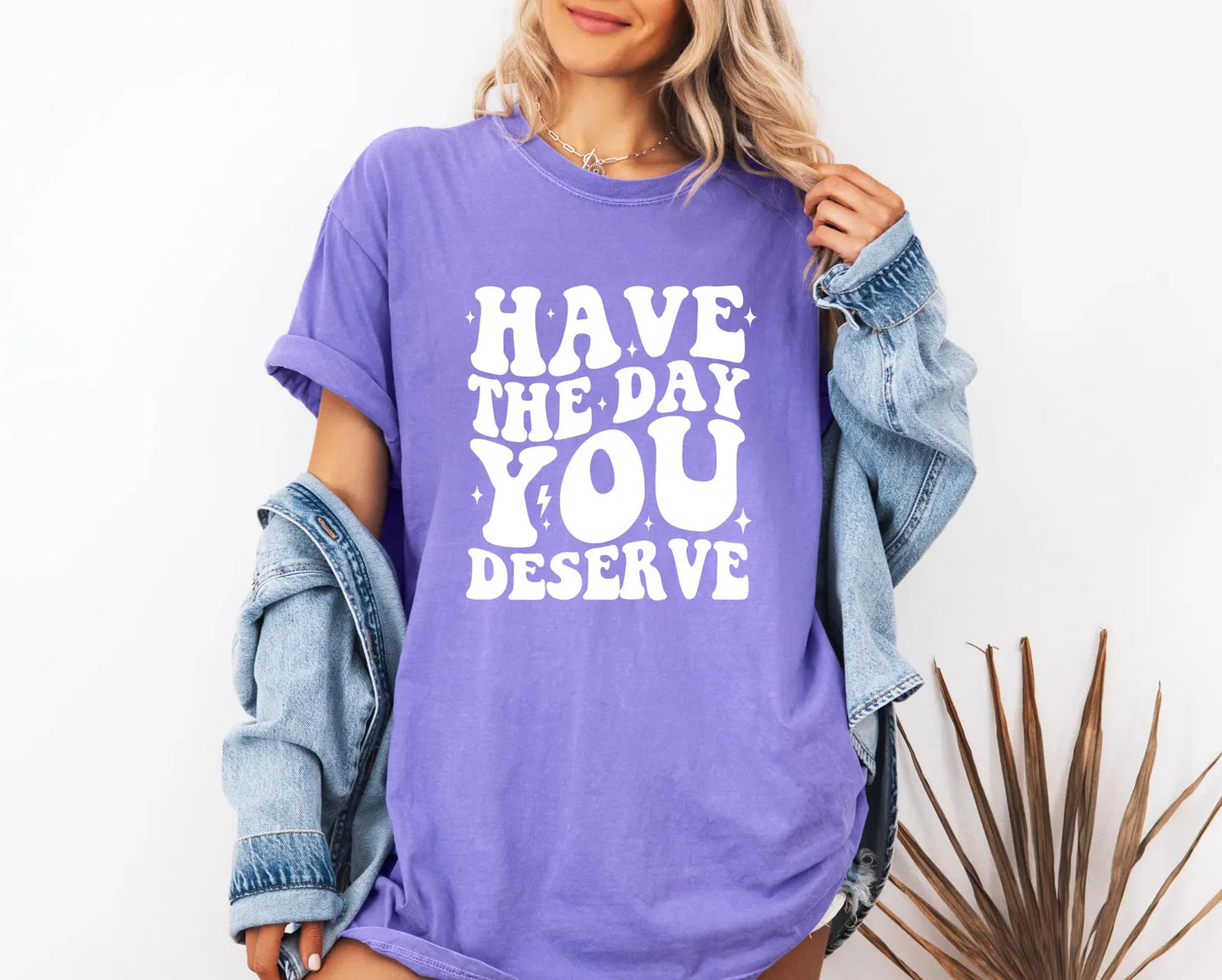 Have the day You Deserve Shirt, Comfort Colors Shirt, Funny Shirt