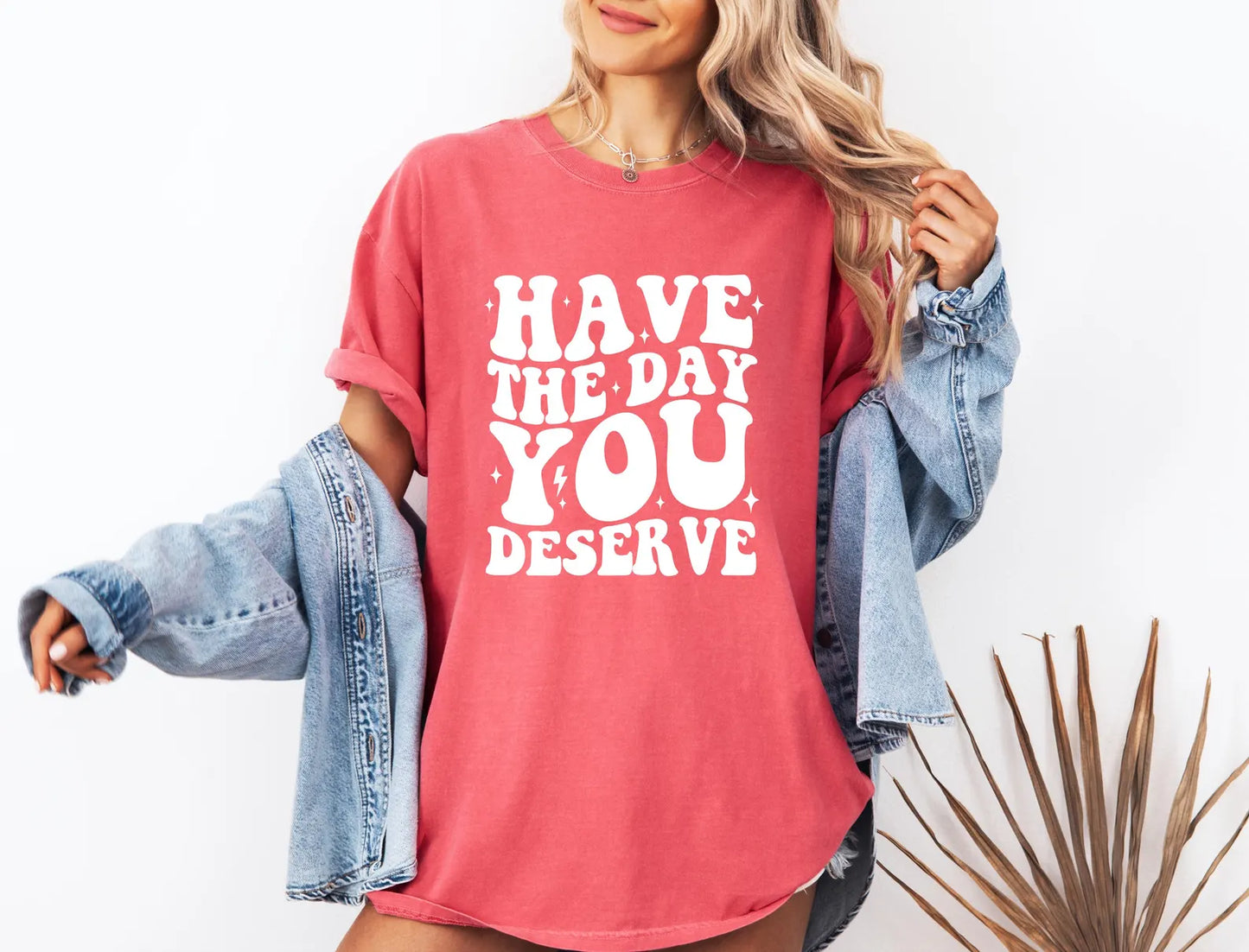 Have the day You Deserve Shirt, Comfort Colors Shirt, Funny Shirt