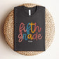 Fifth Grade Teacher Shirt, Bella Canvas T-Shirt, Teacher Shirt, Fifth Grade Team