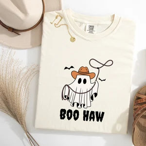 Boo Haw Shirt, Comfort Colors T-Shirt, Cute Halloween Shirt