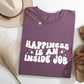 Happiness is an Inside Job Comfort Colors T-shirt