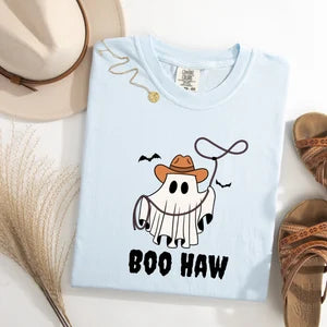 Boo Haw Shirt, Comfort Colors T-Shirt, Cute Halloween Shirt