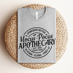 Hocus Pocus Apothecary Shirt, Hocus Pocus Shirt, Cute Halloween Shirt, Bella Canvas T-Shirt