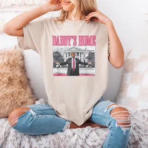 Daddy's Home Trump White House, Election 2024, MAGA, Republican Gift, Trump Vance, Trump President, Daddys Home, Funny Trump Shirt, Gildan